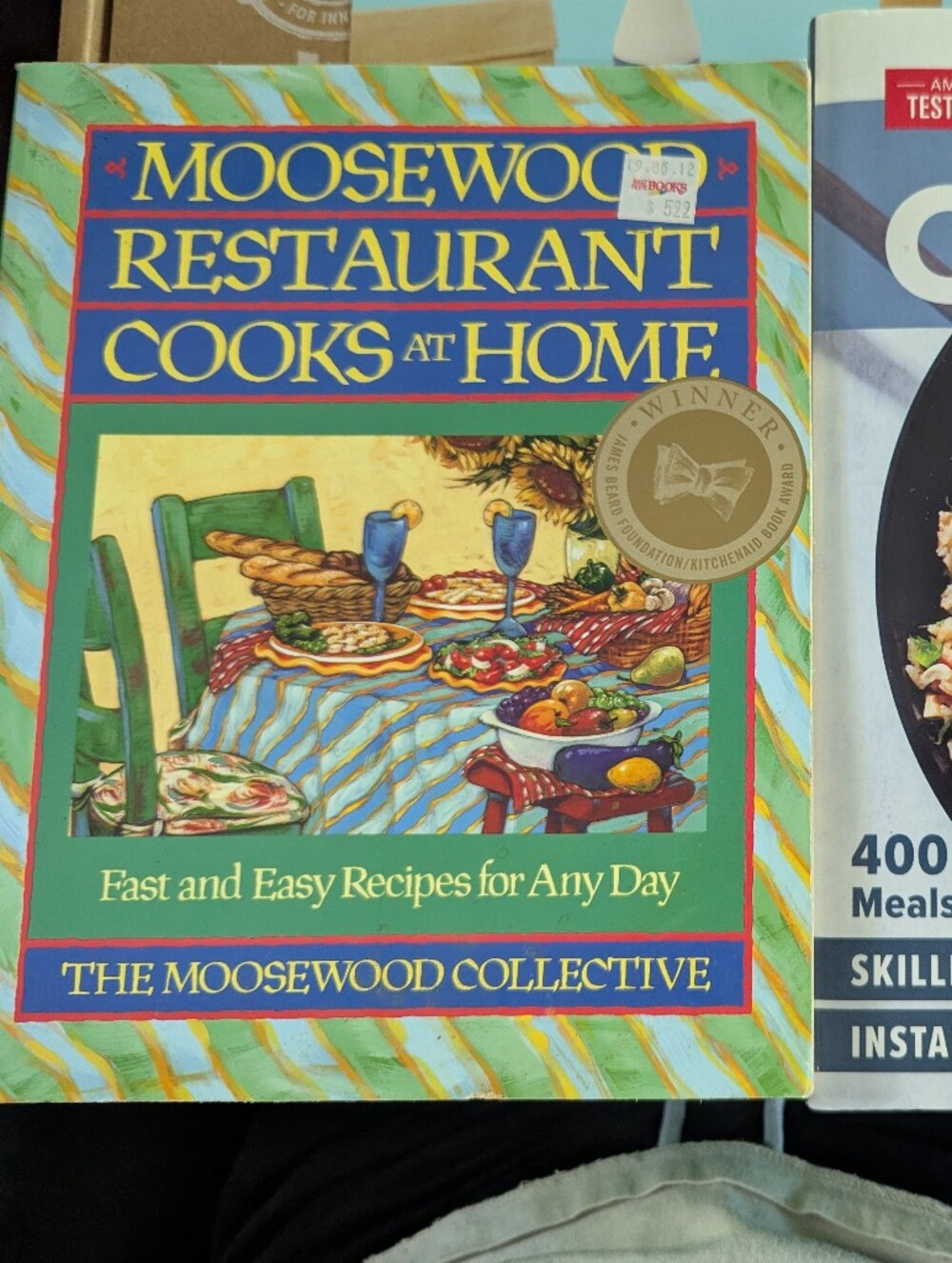 3 Cookbooks: Vintage Silver Palate, Moosewood Restaurant, Complete One Pot Meals